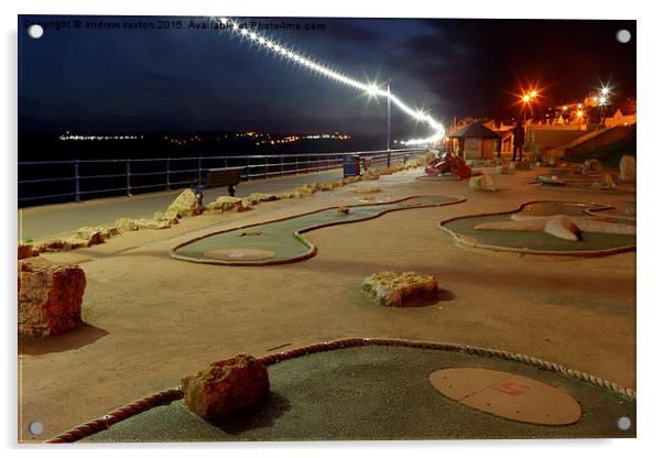  CRAZY GOLF ANY ONE  Acrylic by andrew saxton