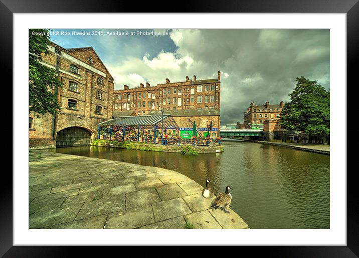  Nottingham Waterfront  Framed Mounted Print by Rob Hawkins