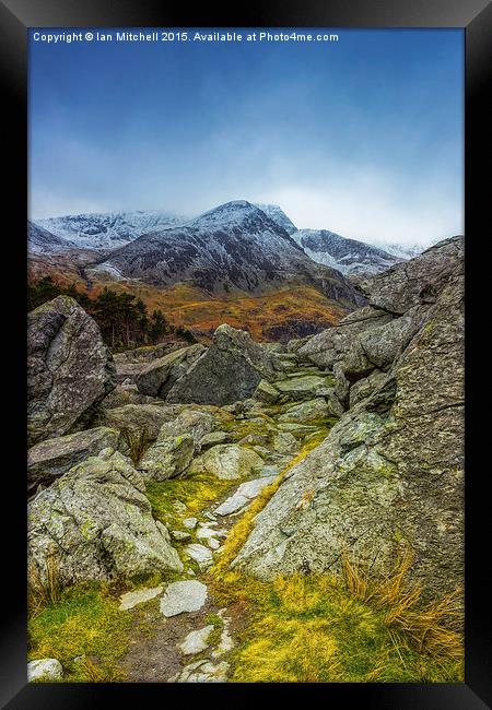  Freedom In The Mountains Framed Print by Ian Mitchell