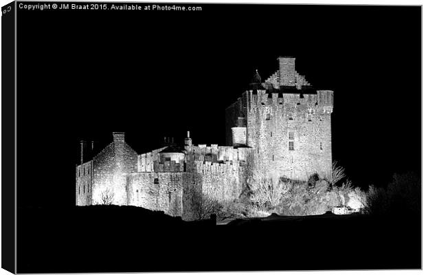  Eilean Donan Castle  Canvas Print by Jane Braat