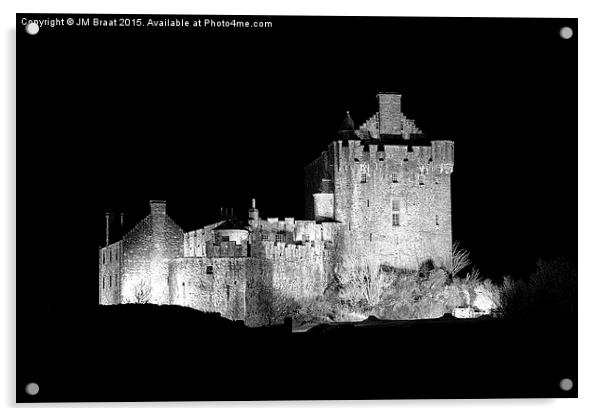  Eilean Donan Castle  Acrylic by Jane Braat