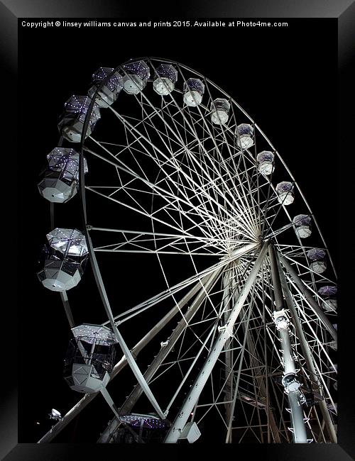  Leicester's Big Wheel 2 Framed Print by Linsey Williams