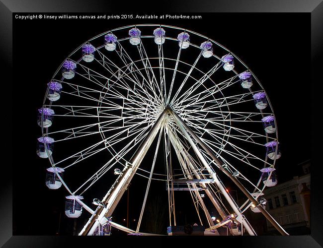  Leicester's Big Wheel 3 Framed Print by Linsey Williams