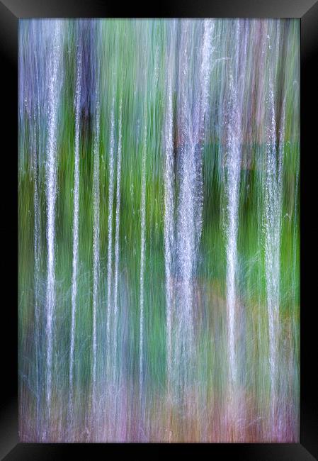  Falling water Framed Print by Andrew Kearton