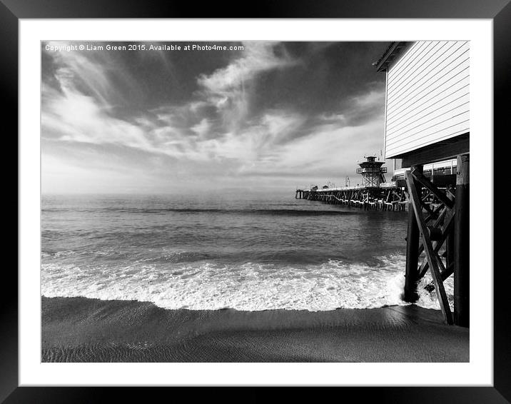   San Clemente Pier Framed Mounted Print by Liam Green