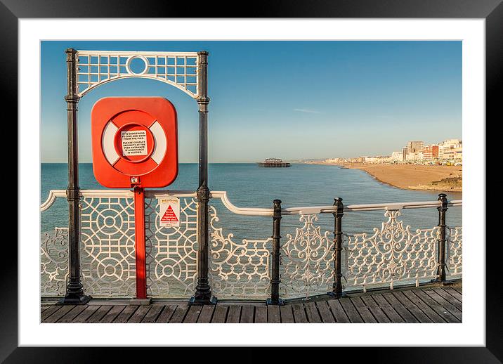 Save the West Pier Framed Mounted Print by Malcolm McHugh