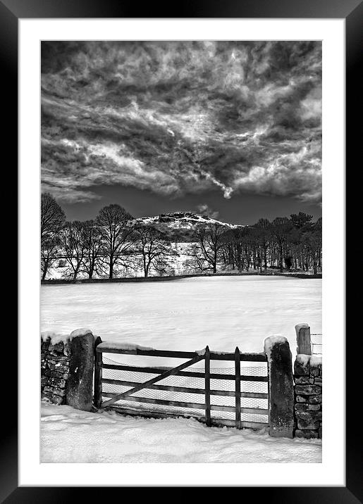 Gateway to Bamford Edge  Framed Mounted Print by Darren Galpin
