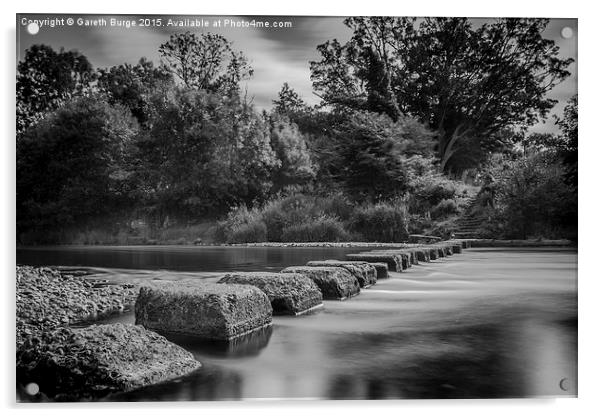 Stepping Stones Acrylic by Gareth Burge Photography