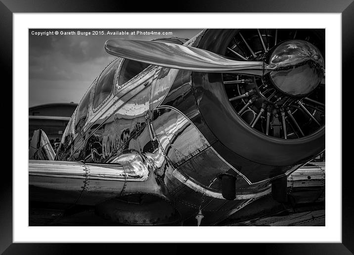 Chrome Prop Framed Mounted Print by Gareth Burge Photography