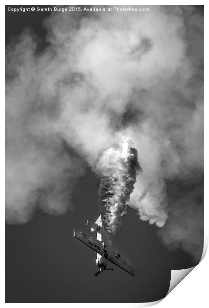 Stunt Plane #4, Scottish Airshow 2015 Print by Gareth Burge Photography