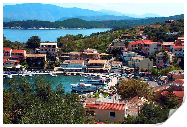 Kassiopi, Corfu Print by Tom Gomez