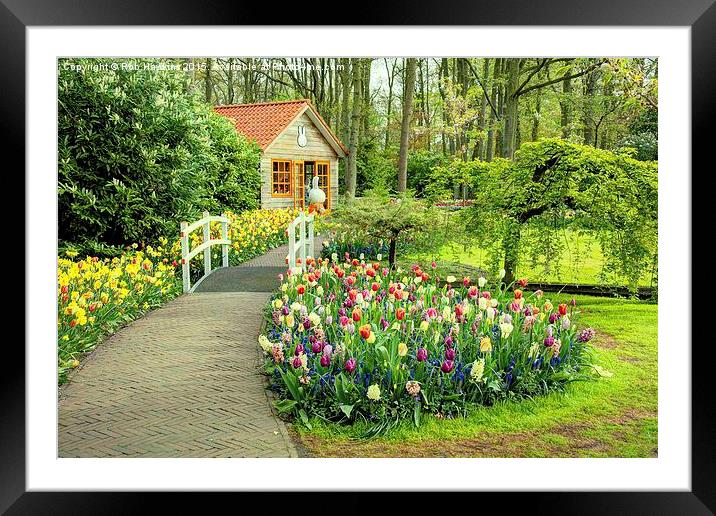  Tulip Cottage  Framed Mounted Print by Rob Hawkins