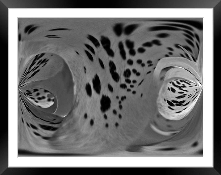 Abstract Fox Gloves Framed Mounted Print by Brian Roscorla