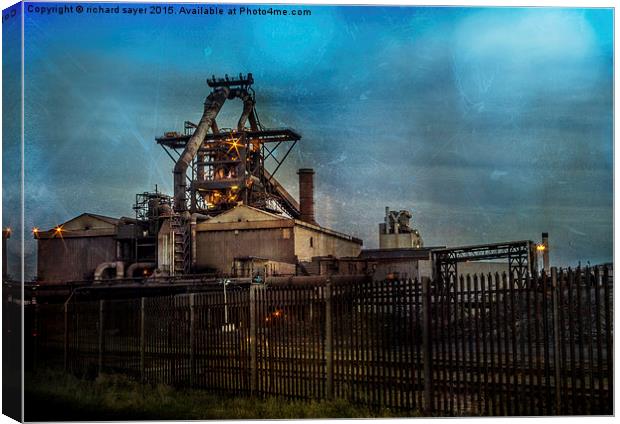  Iron and Steel Canvas Print by richard sayer