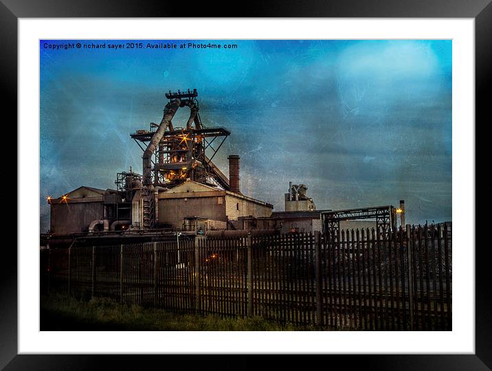  Iron and Steel Framed Mounted Print by richard sayer