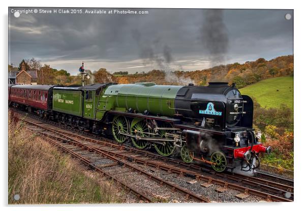  Peppercorn Class A1 60163 Tornado Acrylic by Steve H Clark