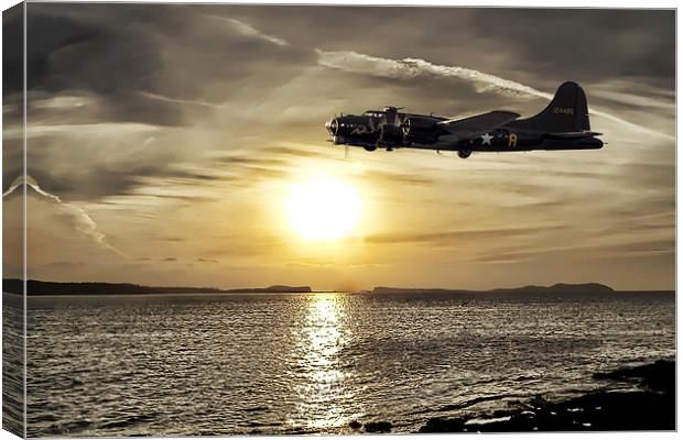 Flying fortress Canvas Print by Sam Smith