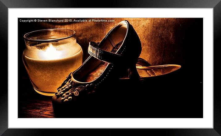  candle light  Framed Mounted Print by Steven Blanchard