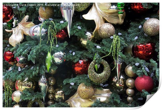  Its beginning to look a lot like Christmas Print by Claire Castelli