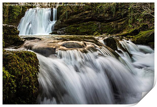 Janet's Foss Waterfall Print by David Lewins (LRPS)