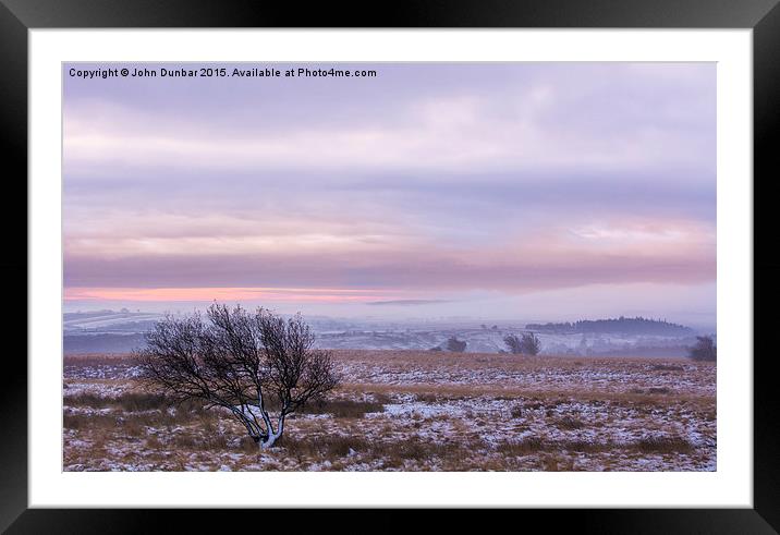  Winter Dawn  Framed Mounted Print by John Dunbar