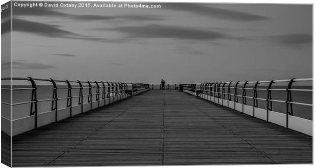  'the lovers' at the end of the pier Canvas Print by David Oxtaby  ARPS