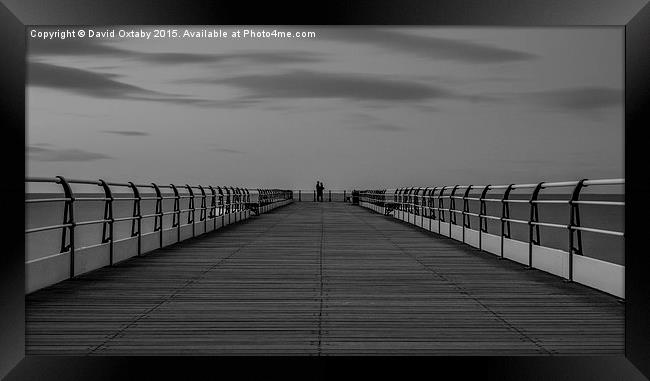 'the lovers' at the end of the pier Framed Print by David Oxtaby  ARPS