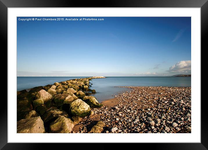 Majestic Rhos On Sea Framed Mounted Print by Paul Chambers
