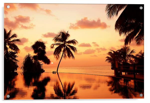 For YOU. Dream Comes True. Maldives Acrylic by Jenny Rainbow