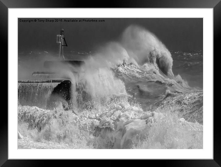  Wind and Rain Framed Mounted Print by Tony Sharp LRPS CPAGB