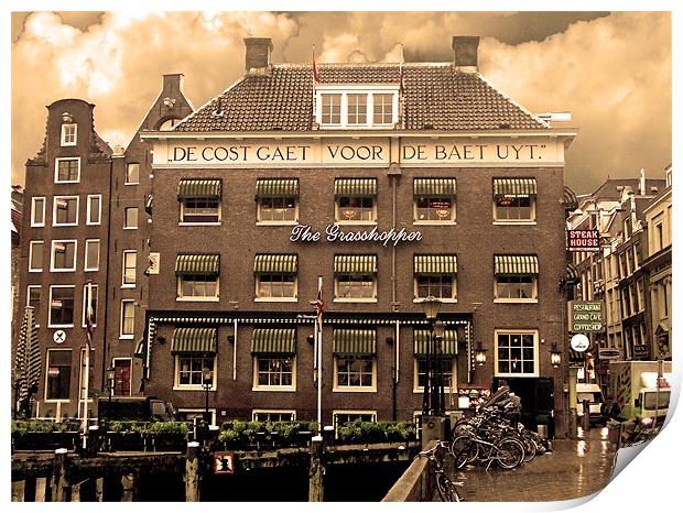 The Grasshopper Hotel -- November in Amsterdam SEP Print by Mark Sellers