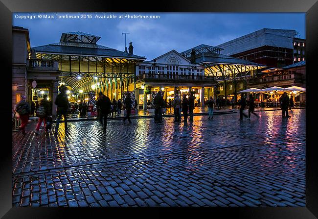  Covent Garden by Night Framed Print by Mark Tomlinson