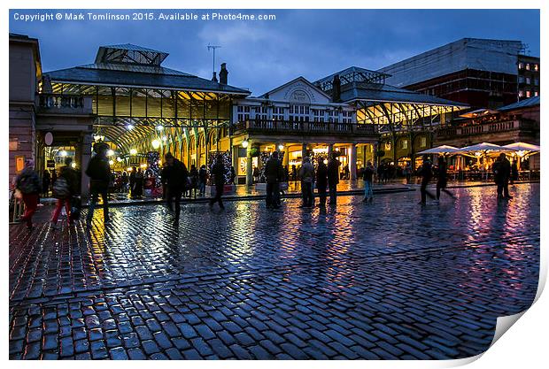  Covent Garden by Night Print by Mark Tomlinson