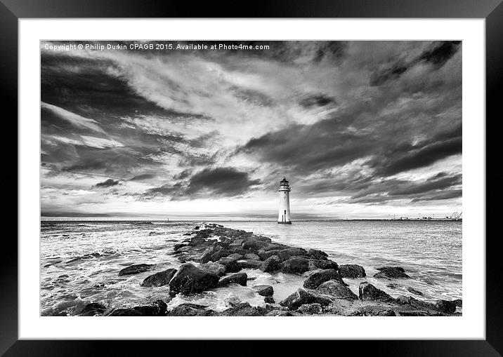  Another Day at New Brighton Framed Mounted Print by Phil Durkin DPAGB BPE4