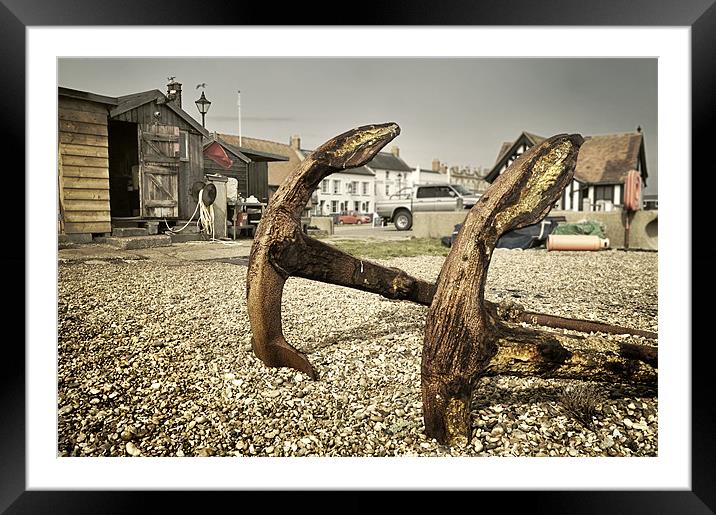 Twin Anchors Framed Mounted Print by Stephen Mole