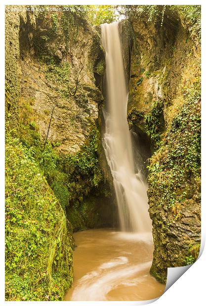  Dyserth Falls Print by Lee Sutton