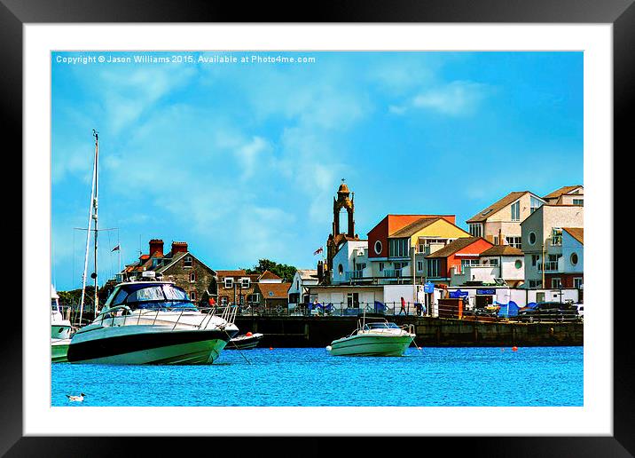  Swanage Sea View Framed Mounted Print by Jason Williams