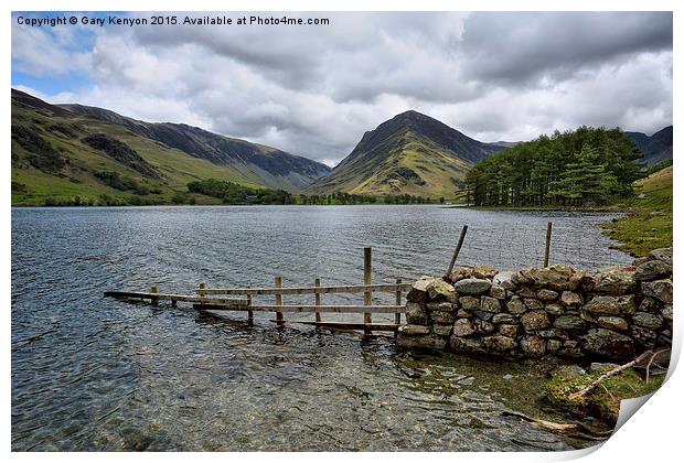 Buttermere And Fleetwith Pike Print by Gary Kenyon