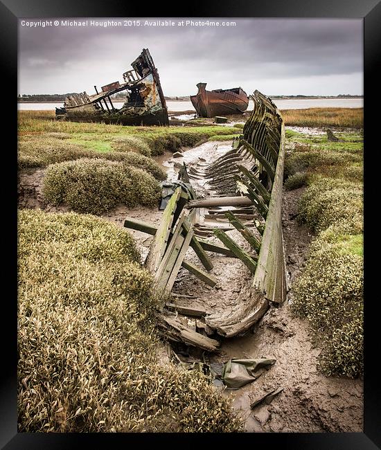 Fleetwood Wrecks  Framed Print by Michael Houghton