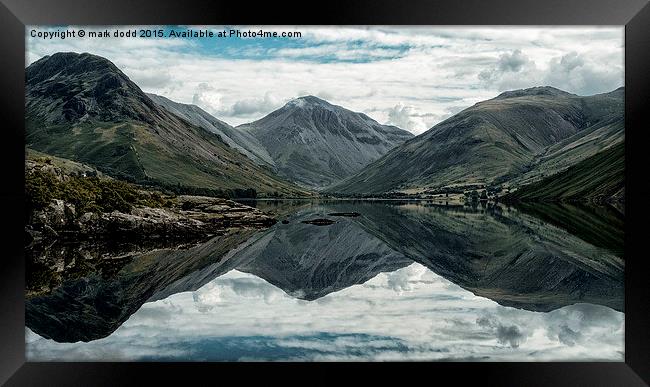  Wast water Framed Print by mark dodd