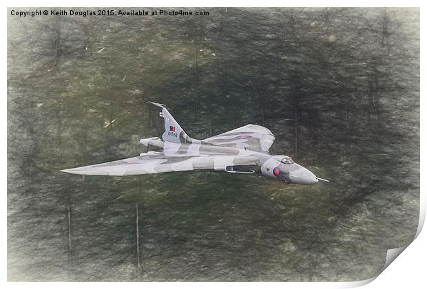 Vulcan in the North Print by Keith Douglas