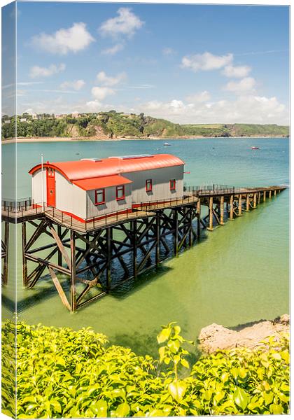 The Old Lifeboat House, Tenby. Canvas Print by Malcolm McHugh