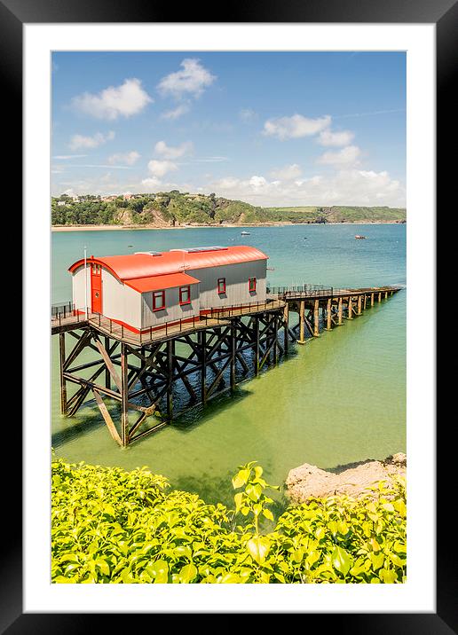 The Old Lifeboat House, Tenby. Framed Mounted Print by Malcolm McHugh