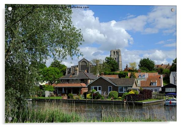  Beccles Suffolk Acrylic by Diana Mower