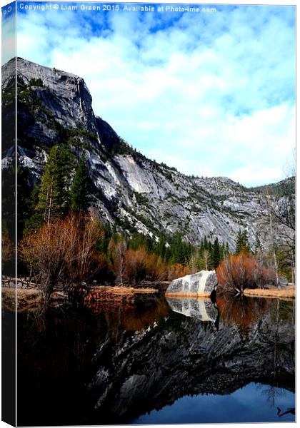  Mirror Lake, Yosemite National Park Canvas Print by Liam Green