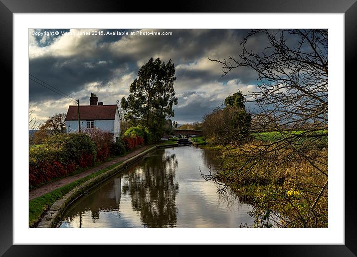  Tardebigge on the Birmingham and Worcester Canal Framed Mounted Print by K7 Photography