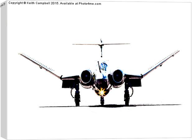  Blackburn Buccaneer taxies out Canvas Print by Keith Campbell