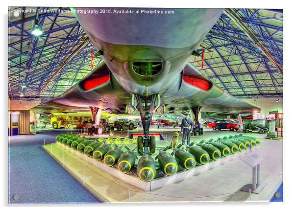  Vulcan and Bombs - R.A.F. Museum Hendon 2 Acrylic by Colin Williams Photography