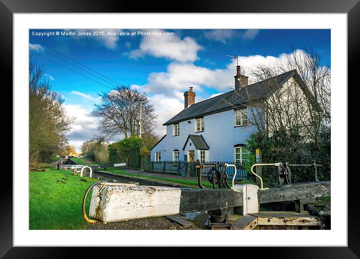  Lock Keepers Cottage Framed Mounted Print by K7 Photography