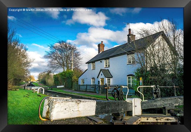  Lock Keepers Cottage Framed Print by K7 Photography